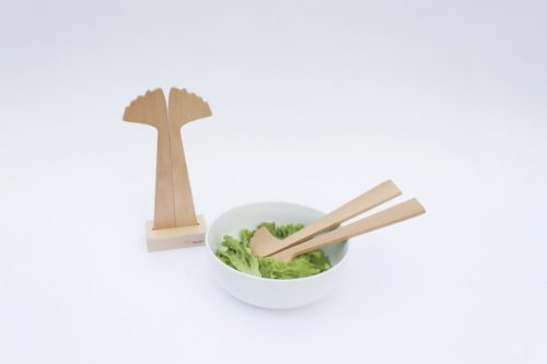Couverts à Salade Gingko, Reine Mère – Image 4