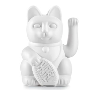 Maneki Neko Blanc, Chat Porte-Bonheur