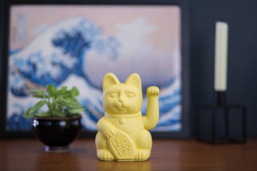 Maneki Neko Jaune, Chat Porte-Bonheur – Image 2