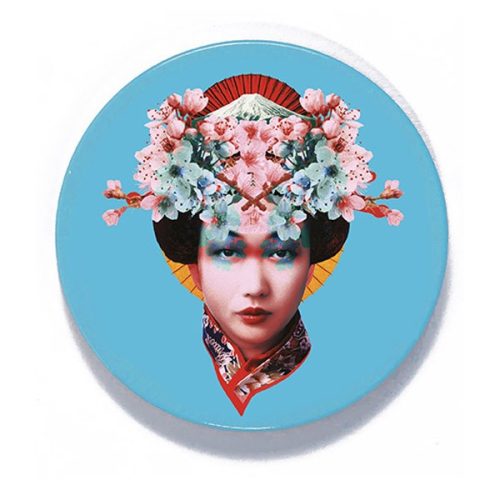 Set de 4 sous-verres en céramique Miss Fuji, Gangzaï – Image 2