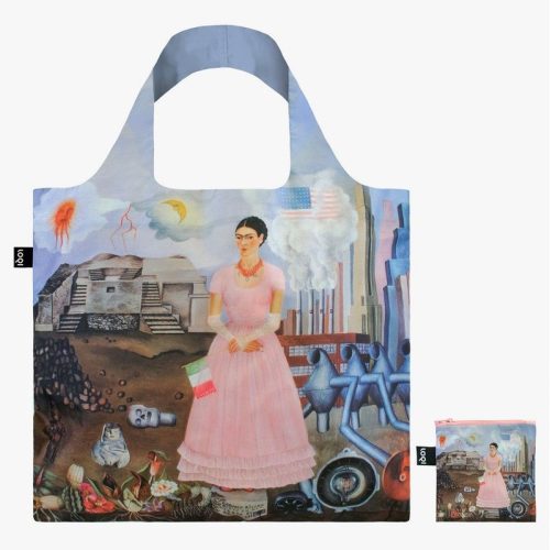 Sac recyclé Auto-Portrait Frida Kahlo Colibri, Loqi – Image 2