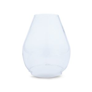 Cylindre en verre transparent pour Lampe à Huile Ronde L