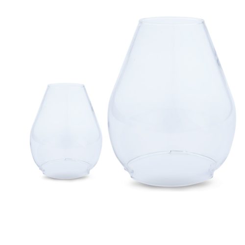 Cylindre en verre transparent pour Lampe à Huile Ronde S & M – Image 3