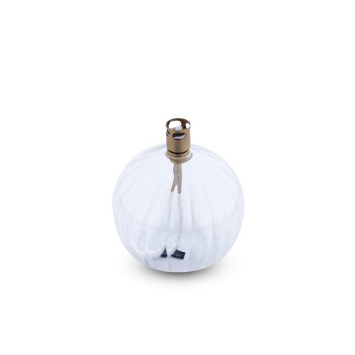 Lampe à huile en verre Strié ronde S diamètre 9cm, Periglass