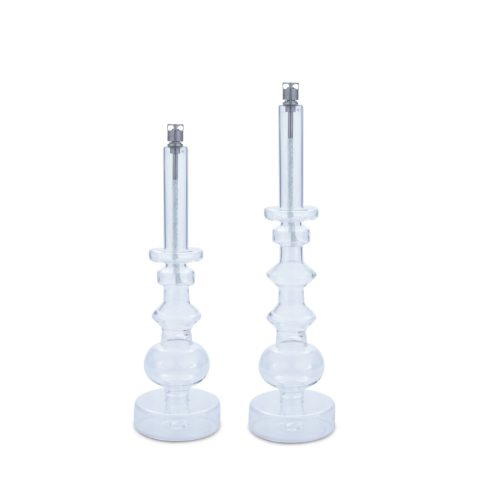 Lampe à Huile Chandelier L Verre Transparent 34cm, Periglass – Image 2