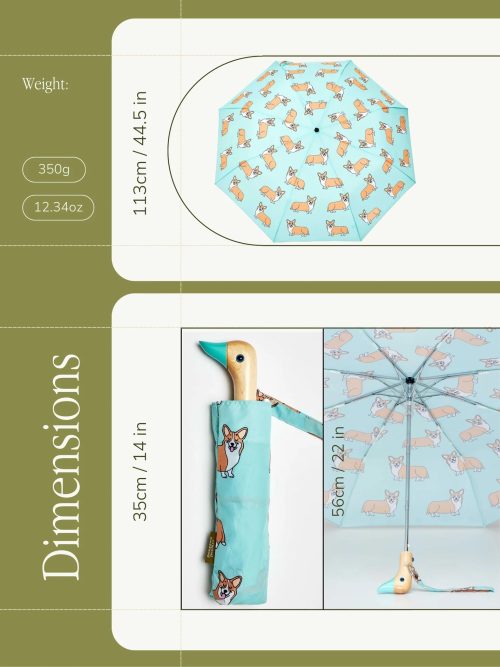 Parapluie Corgi Original Duckhead x Coucou Suzette – Image 4