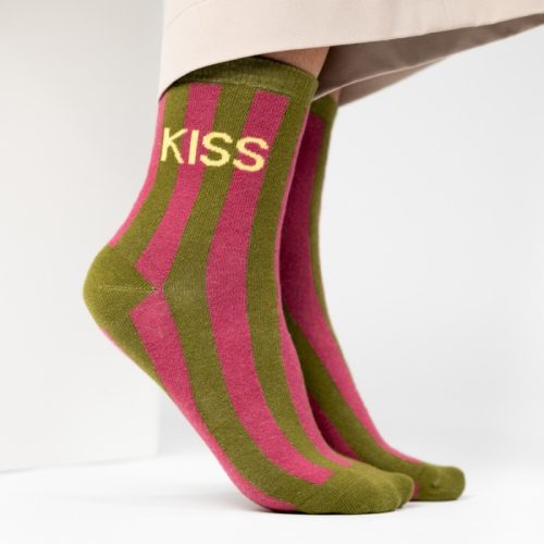 Chaussettes Rayées Kiss – Image 2