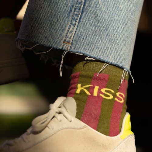 Chaussettes Rayées Kiss – Image 5