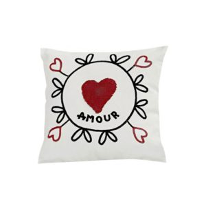 Coussin Brodé Amour