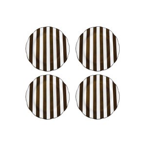 Set de 4 Assiettes à Dessert Trattoria Brun