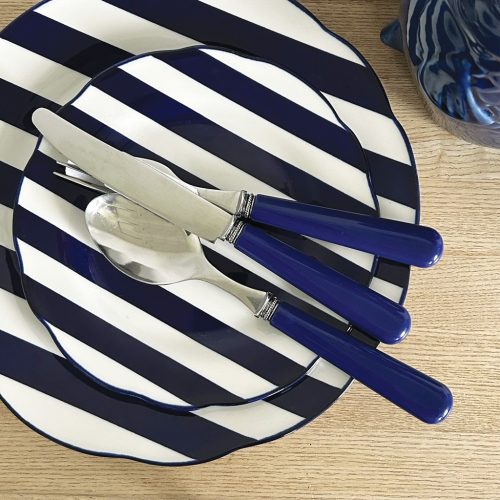 Set de 4 Assiettes à Dessert Trattoria Bleu – Image 3