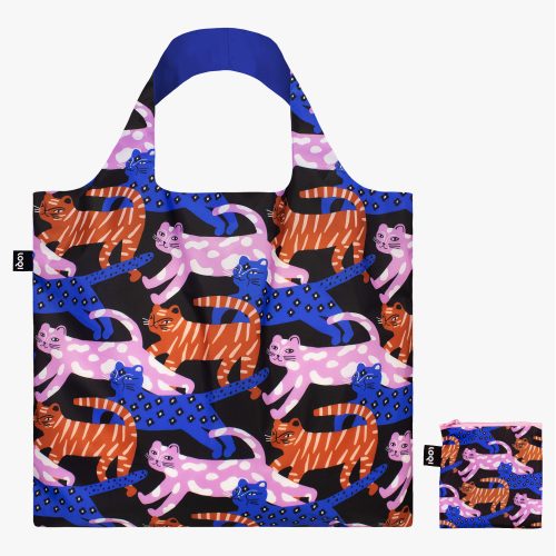 Sac recyclé Glitter Power Chats, Loqi