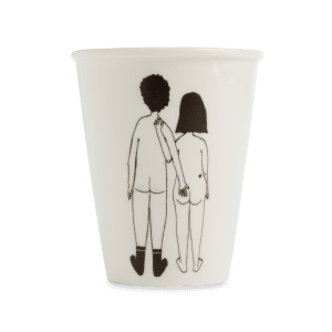 Tasse Naked Couple Back, Helen B