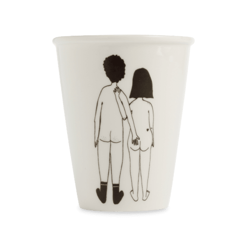 Tasse Naked Couple Back, Helen B