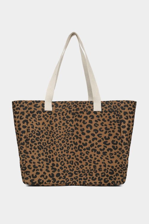 Sac Cabas Claude Léopard Cannelle, Hindbag – Image 2