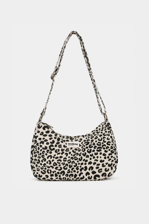 Sac Rosa Léopard Ecru, Hindbag