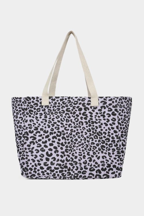 Sac Cabas Claude Léopard Lilas, Hindbag – Image 2
