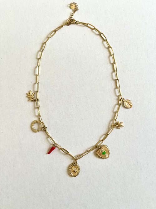 Collier Breloques "Sunflower"