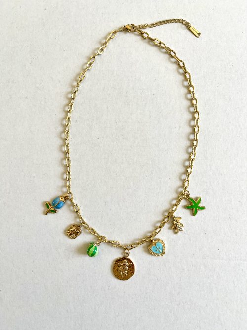 Collier Breloques "Virgo"