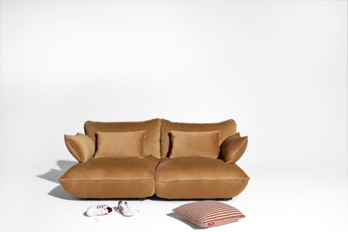 Sumo Sofa Medium Velours Recyclé Almond Fatboy® – Image 4