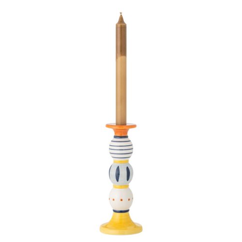 Bougeoir en Grès Jaune Kairi, Bloomingville – Image 2
