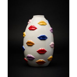 Vase Lips Multicolore 22cm