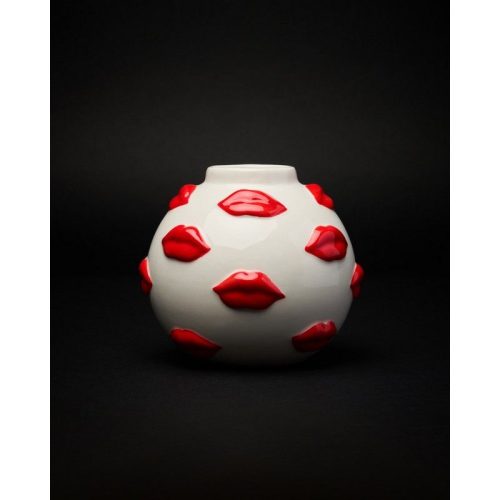 Vase Lips Rouge 12cm