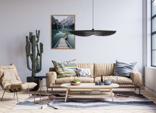 Suspension ENVOLE-MOI L105cm Noir RIF – Image 3