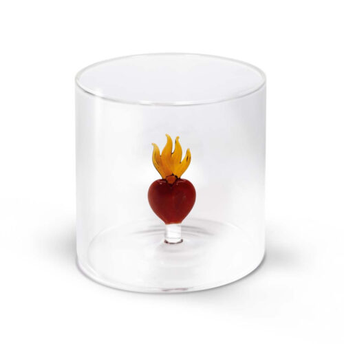 Verre à eau Coeur