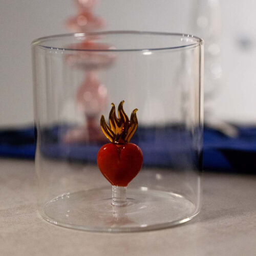 Verre à eau Coeur – Image 2