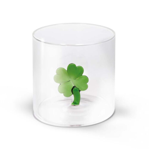 Verre à eau Trèfle à Quatre Feuilles