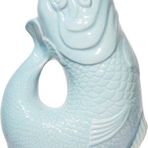 Carafe vase poisson en céramique Guggle Eau de Nil – Gluckigluck