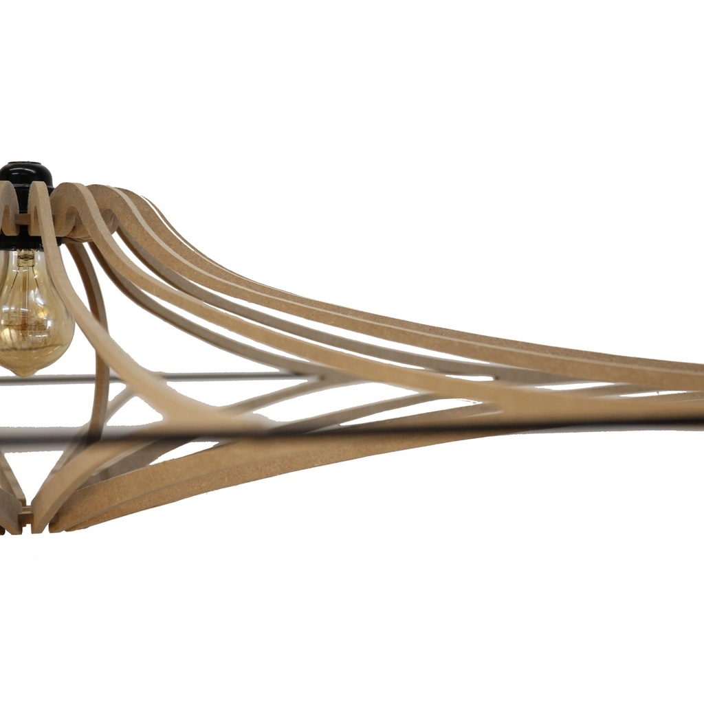 Suspension SINGING BRUT Diamètre 124cm Elastique Noir, RIF – Image 2