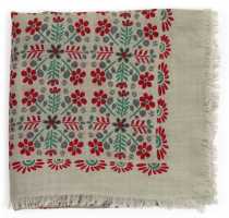 Carré Laine  Agata Rouge