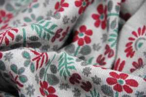 Carré Laine Agata Rouge – Image 2