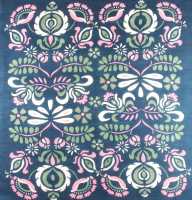 Carré Laine Tatiana Marine