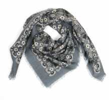 Carré Laine Agata Gris – Image 4