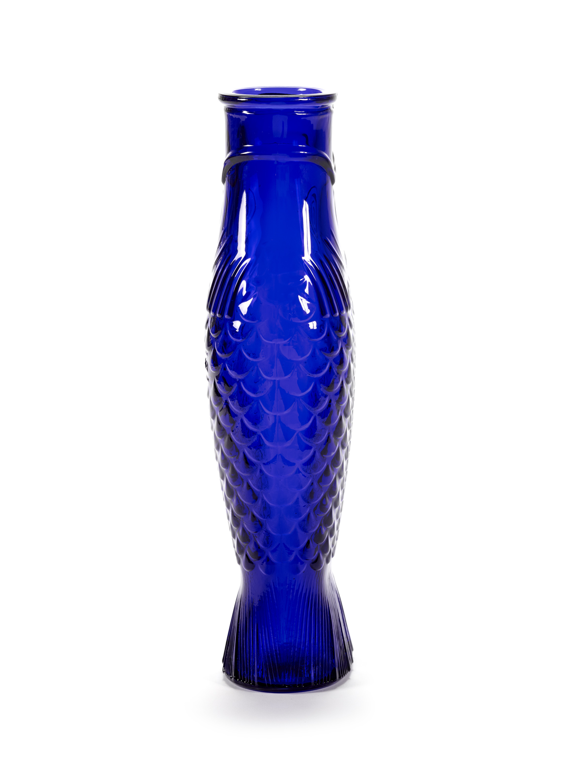 Carafe Fish & Fish verre bleu cobalt 1L, Serax – Image 3