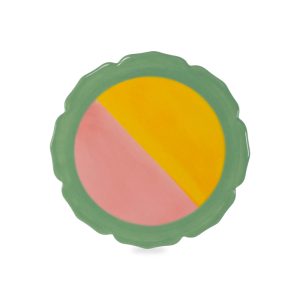 Dessous de plat Vert en grès Ø 18 cm