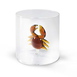 Verre à eau Crabe