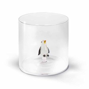 Verre à eau Pingouin