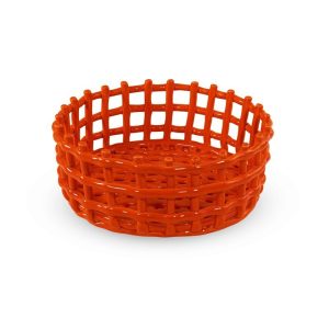 Corbeille en Céramique Orange