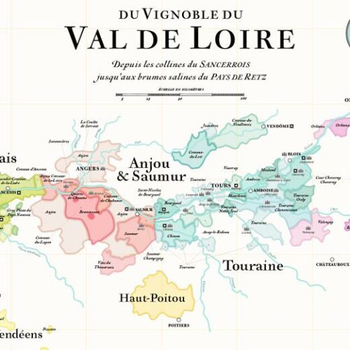 Affiche "La carte des vins de Loire" – Image 2