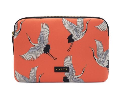 Pochette pour ordinateur portable 13" - Grues coralliennes