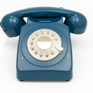 Télephone GPO 746 ROTARY Bleu Canard