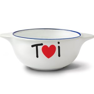 Bol breton "Toi" - Pied de Poule