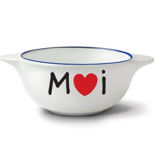 Bol breton "Moi" - Pied de Poule