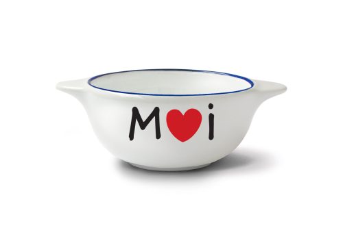 Bol breton "Moi" - Pied de Poule