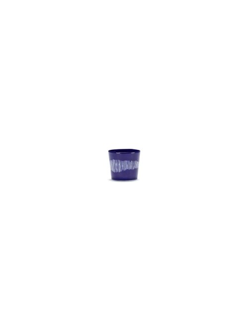 Tasse espresso Lapis Lazuli Swirl Blanc Feast Ottolenghi pour Serax