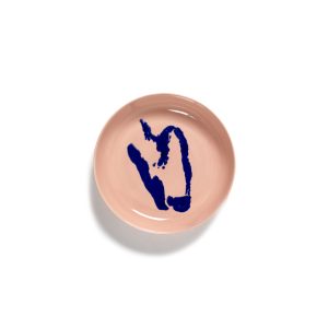 Assiette Haute 22 Delicious Pink Poivron Bleu Feast Ottolenghi pour Serax